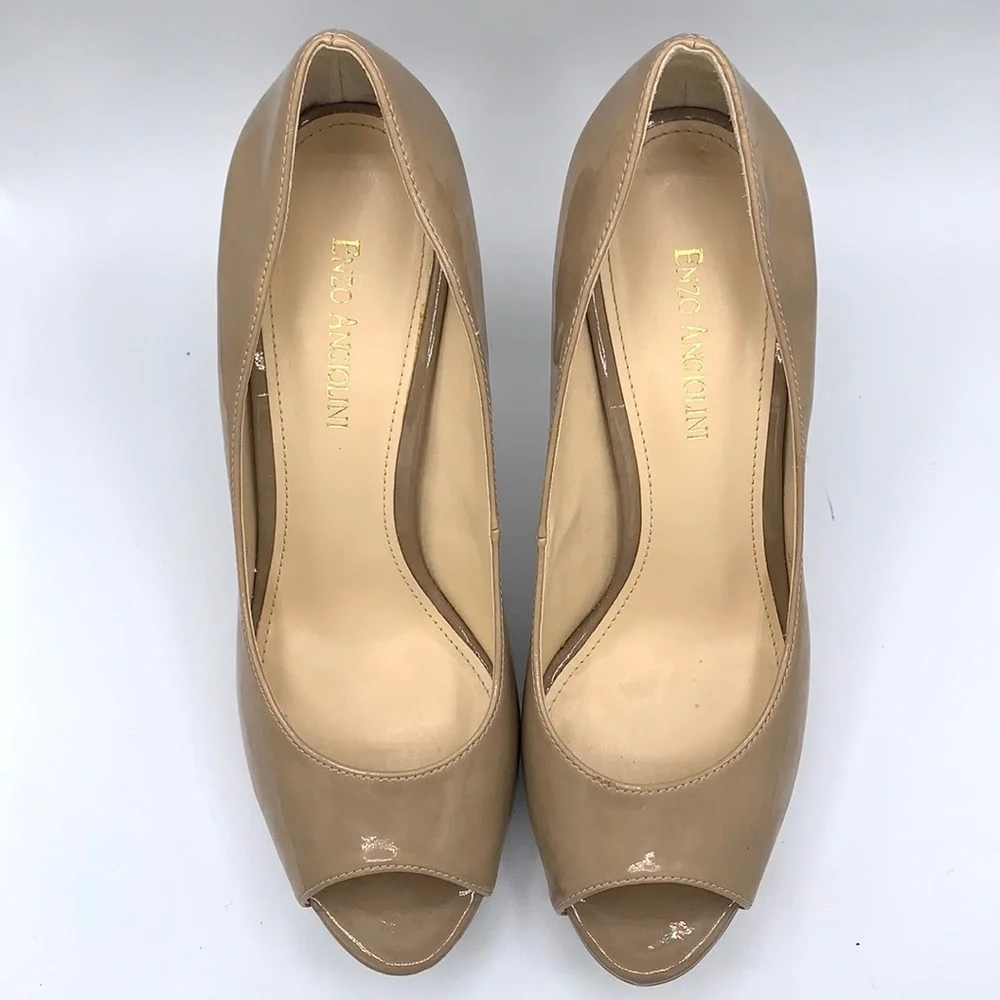 Enzo Angiolini Nude Heels Size 9